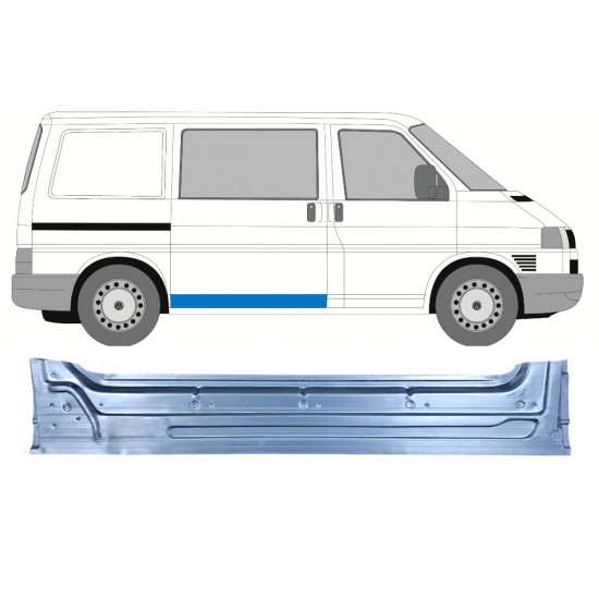 VW T4 1990- SCHIEBETÜR INNEN REPARATURBLECH