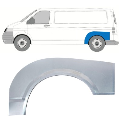 Reparaturblech Kotflügel hinten für Volkswagen Transporter T5 2003-2015 / Links 16371
