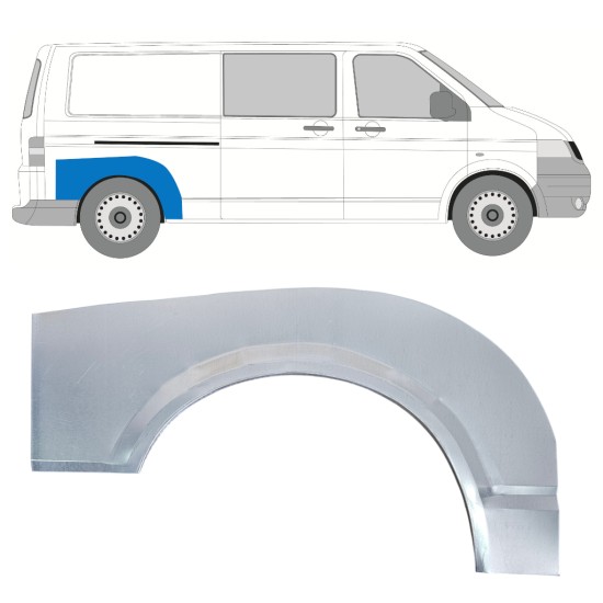 Reparaturblech Kotflügel hinten