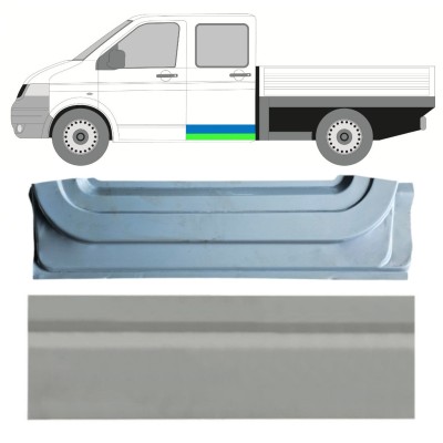 Reparaturblech für die hintere Tür, innen und außen für Volkswagen Transporter T5 2003-2015 / Links / Satz 16877
