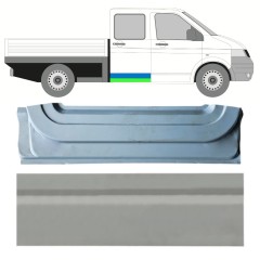 Reparaturblech für die hintere Tür, innen und außen für Volkswagen Transporter T5 2003-2015 / Rechts / Satz 16876