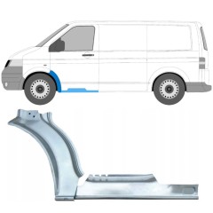 Reparaturblech Schweller + Kotflügel vorne für Volkswagen Transporter T5 2003-2015 / Links / Satz 12637
