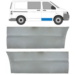 Außen Türhaut-Reparaturblech für Volkswagen Transporter T5 2003-2015 / Links+Rechts / Satz 9601