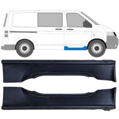 Reparaturblech Schweller vordere Tür für Volkswagen Transporter T5 2003-2015 / Links+Rechts / Satz 12518