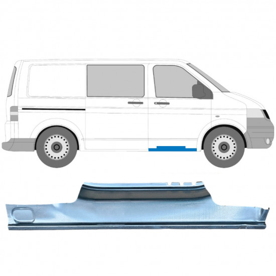 VW T5 2003-2015 EINSTIEGSBLECHE SCHWELLER / RECHTS