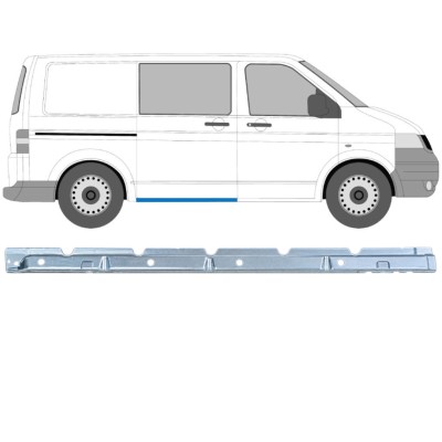 Reparaturblech Innen-Schweller für Volkswagen Transporter T5 2003-2015 / Rechts 16970