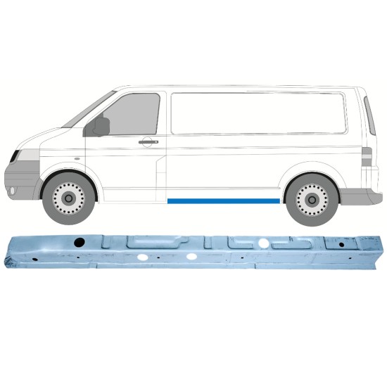 Reparaturblech Innen-Schweller für Volkswagen Transporter T5 2003-2015 / Links 16089