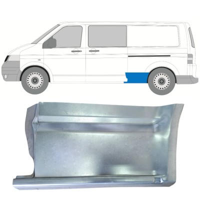 Reparaturblech Kotflügel hinten für Volkswagen Transporter T5 2003-2015 / Links 16667