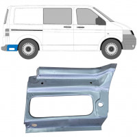 Reparaturblech Kotflügel hinten für Volkswagen Transporter T5 2003-2015 / Rechts 12024