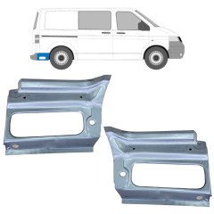 Reparaturblech Kotflügel hinten für Volkswagen Transporter T5 2003-2015 / Links+Rechts / Satz 12030