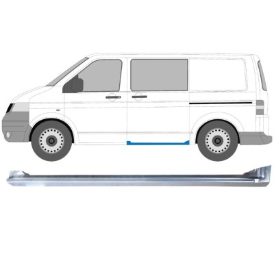 Schweller Schiebetür Reparaturblech für Volkswagen Transporter T5 2003-2015 / Links 16976
