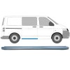 Reparaturblech Schiebetürschweller