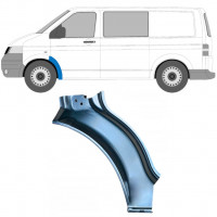 VOLKSWAGEN TRANSPORTER T5 2003-2009 VORNE RADLAUF REPARATURBLECH / LINKS