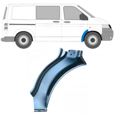 VOLKSWAGEN TRANSPORTER T5 2003-2009 VORNE RADLAUF REPARATURBLECH / RECHTS