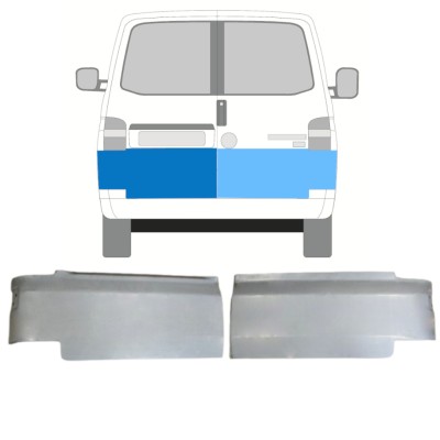 Reparaturblech hintere Tür für Volkswagen Transporter T5 2003-2015 / Links+Rechts / Satz 15094