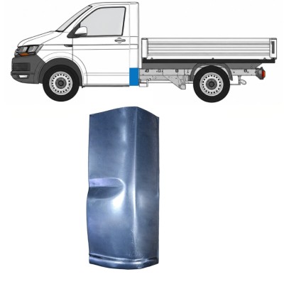 Reparaturblech Ecke hinten für Volkswagen Transporter T6 2015-2024 / Links 17128