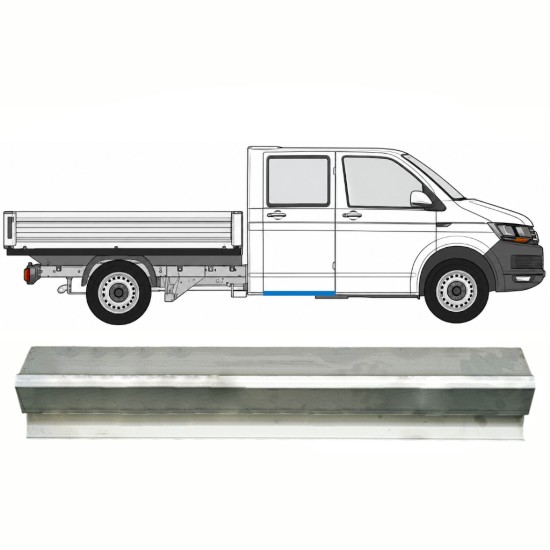 Reparaturblech hinterer Schweller für Volkswagen Transporter T6 2015-2024 / Links = Rechts (symmetrisch) 17131