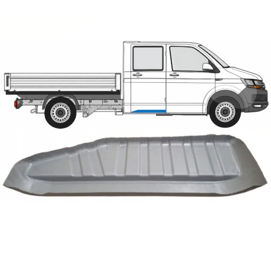 Reparaturblech für Trittstufe für Volkswagen Transporter T6 2015-2024 / Rechts 17154