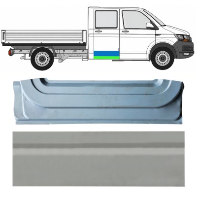 Reparaturblech für die hintere Tür, innen und außen für Volkswagen Transporter T6 2015-2024 / Rechts 17160