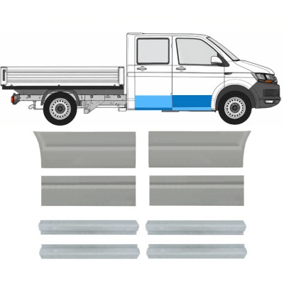 Reparaturblech-Set für Volkswagen Transporter T6 2015-2024 / Links+Rechts / 17133