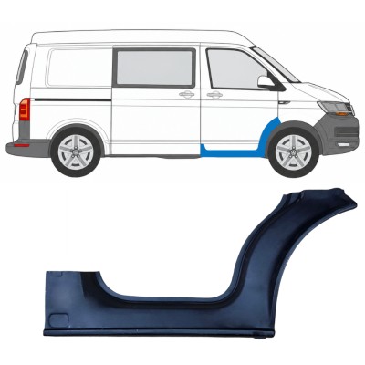 Reparaturblech Schweller vordere Tür für Volkswagen Transporter T6 2015-2024 / Rechts 17117