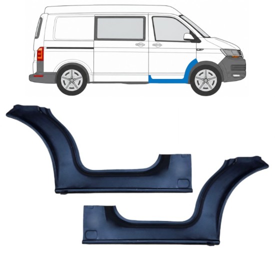 Reparaturblech Schweller vordere Tür für Volkswagen Transporter T6 2015-2024 / Links+Rechts 17119