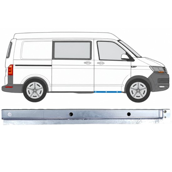 Reparaturblech Innen-Schweller vordere Tür für Volkswagen Transporter T6 2015-2024 / Rechts 17184