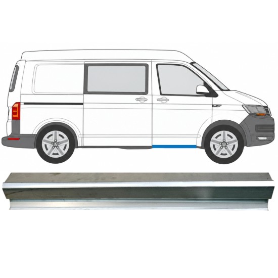 Reparaturblech Schweller vordere Tür für Volkswagen Transporter T6 2015-2024 / Links = Rechts (symmetrisch) 17129