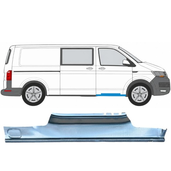 Reparaturblech Schweller vordere Tür für Volkswagen Transporter T6 2015-2024 / Rechts 17111
