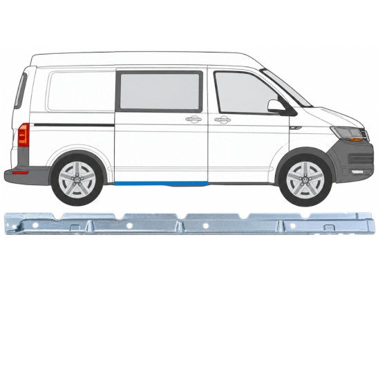 Reparaturblech Innen-Schweller für Volkswagen Transporter T6 2015-2024 / Rechts 17177