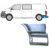 Reparaturblech unterer Teil des hinteren Kotflügels hinter dem Rad für Volkswagen Transporter T6 2015-2024 / Links 17201
