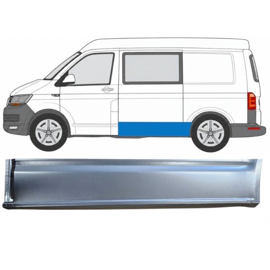 Reparaturblech Seitenwand für Volkswagen Transporter T6 2015-2024 / Links 17176