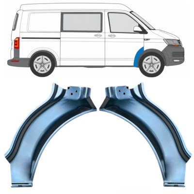 Reparaturblech Kotflügel vorne für Volkswagen Transporter T6 2015-2024 / Links+Rechts 17188