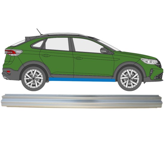 Reparaturblech Schweller für Volkswagen Taigo 2021- / Links = Rechts (symmetrisch) 14937