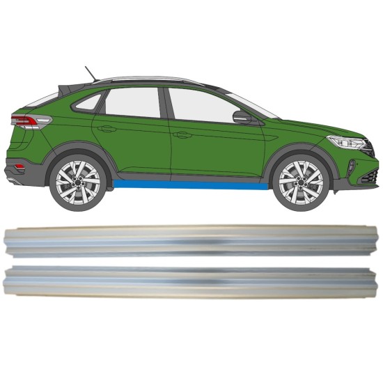 Reparaturblech Schweller für Volkswagen Taigo 2021- / Links+Rechts / Satz 14938