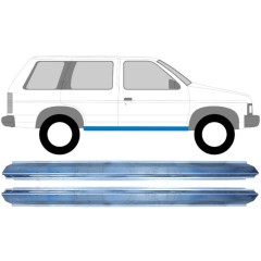 Reparaturblech Schweller für Nissan Terrano I 1986-1996 / Links+Rechts / Satz 11365