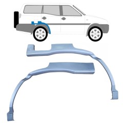 Reparaturblech Kotflügel hinten für Nissan Terrano II 1993-2005 / Links+Rechts / Satz 10574