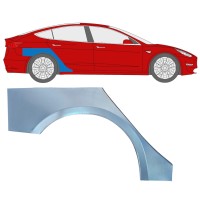 Reparaturblech Kotflügel hinten für Tesla Model 3 2017-2023 / Rechts 16373