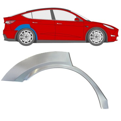 Reparaturblech Kotflügel hinten für Tesla Model Y 2020- / Rechts 16376