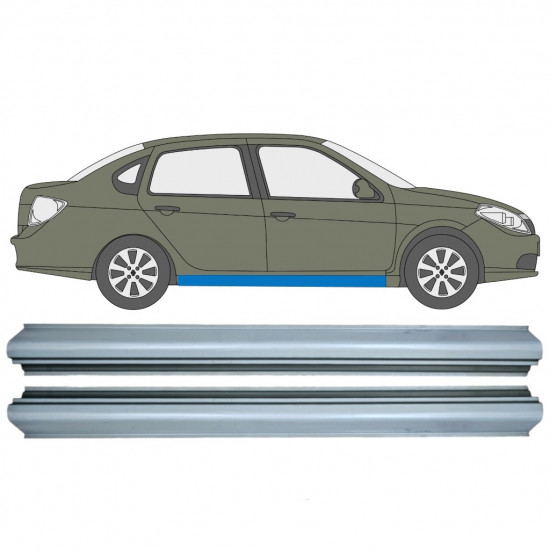 RENAULT THALIA SYMBOL 2008-2013 SCHWELLER REPARATURBLECH / RECHTS = LINKS / SATZ