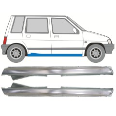 Reparaturblech Schweller für Daewoo Tico 1991-2000 / Links+Rechts / Satz 12522