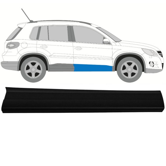 Seitenleiste Tür für Volkswagen Tiguan 2007-2016 / Rechts 17061