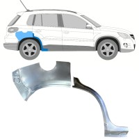 Reparaturblech Kotflügel hinten für Volkswagen Tiguan 2007-2016 / Rechts / Satz 15787