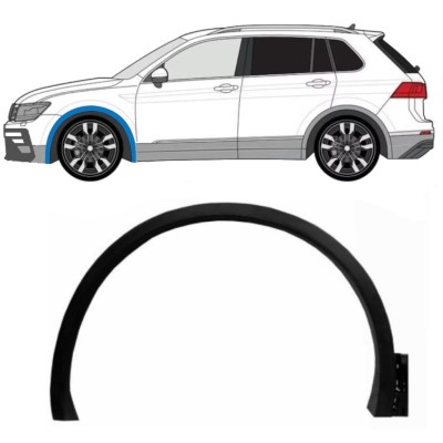 Seitenleiste Kotflügel vorne für Volkswagen Tiguan 2016-2024 R-Line / Links 14862
