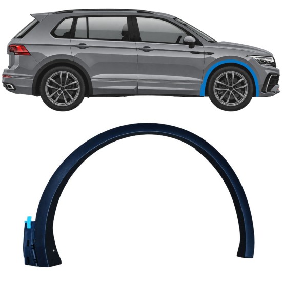 Seitenleiste Kotflügel vorne für Volkswagen Tiguan 2020-2024 R-Line / Rechts 17063
