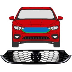 Kühlergrill für Fiat Tipo 2016- / Satz 7531
