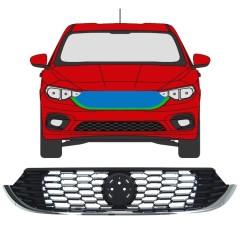 Kühlergrill für Fiat Tipo 2016- / Satz 16194