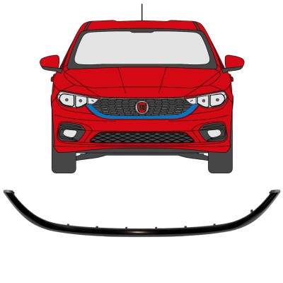 Kühlergrillrahmen für Fiat Tipo 2016- 16193
