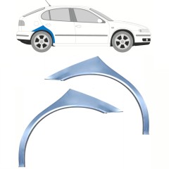 Reparaturblech Kotflügel hinten für Seat Leon 1999-2004 / Links+Rechts 15743