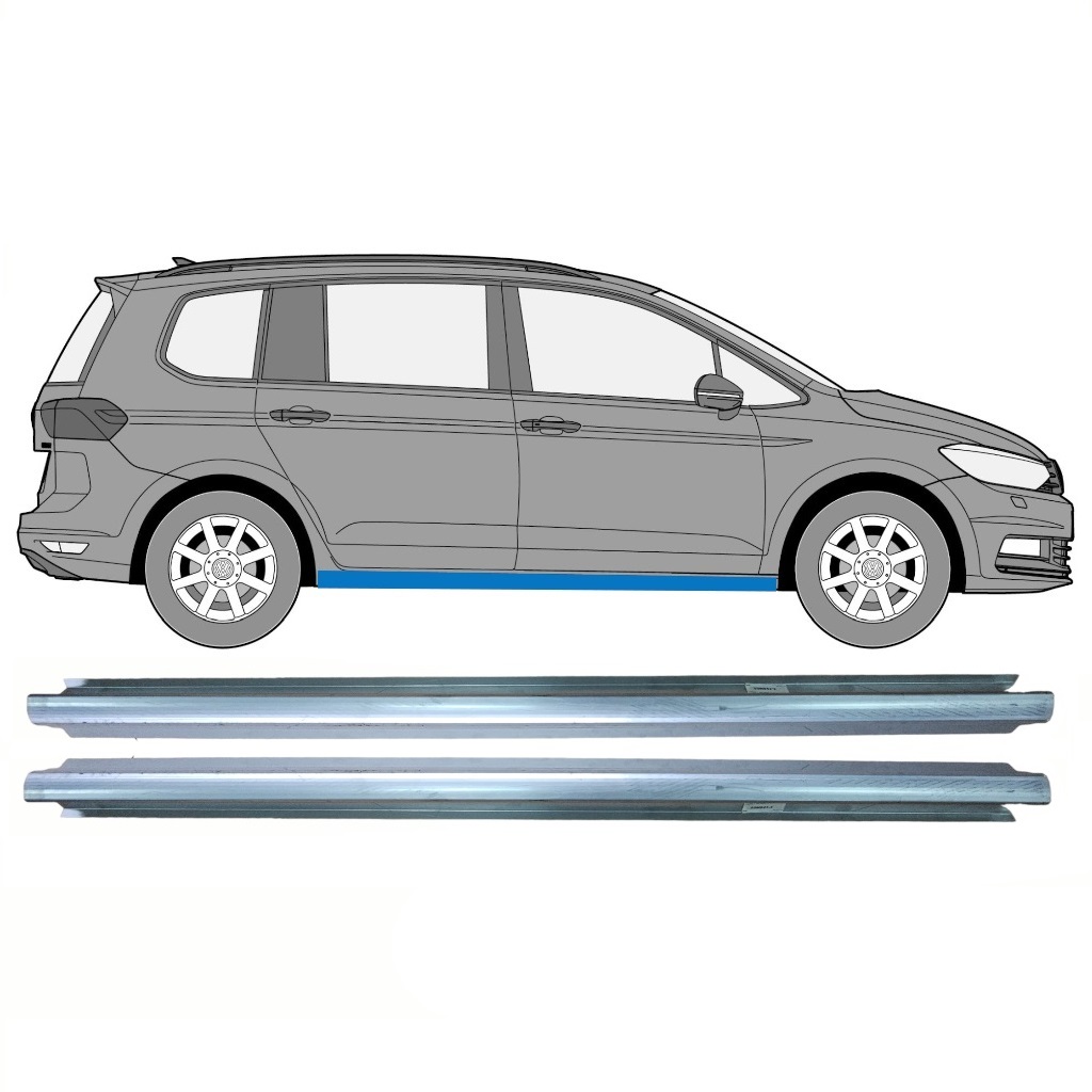 VW TOURAN 2015- SCHWELLER REPARATURBLECH / RECHTS = LINKS / SATZ